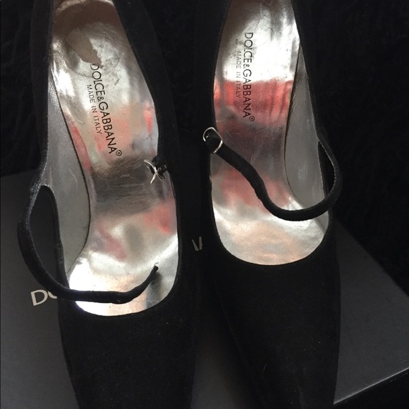 Black suede dolce and gabbana shoes - Picture 2 of 7